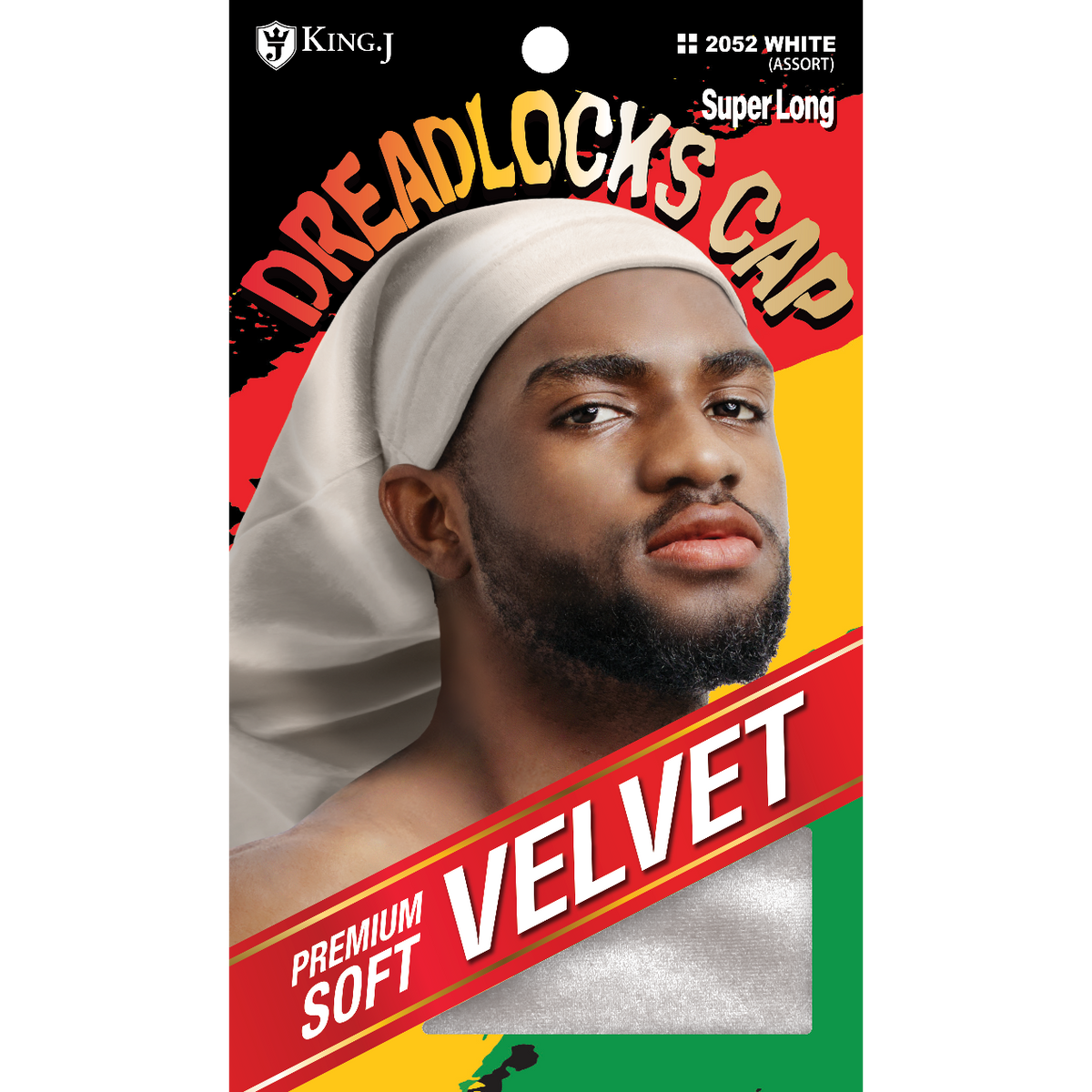 (Super Long) Velvet Dreadlok Cap - 6 pcs set