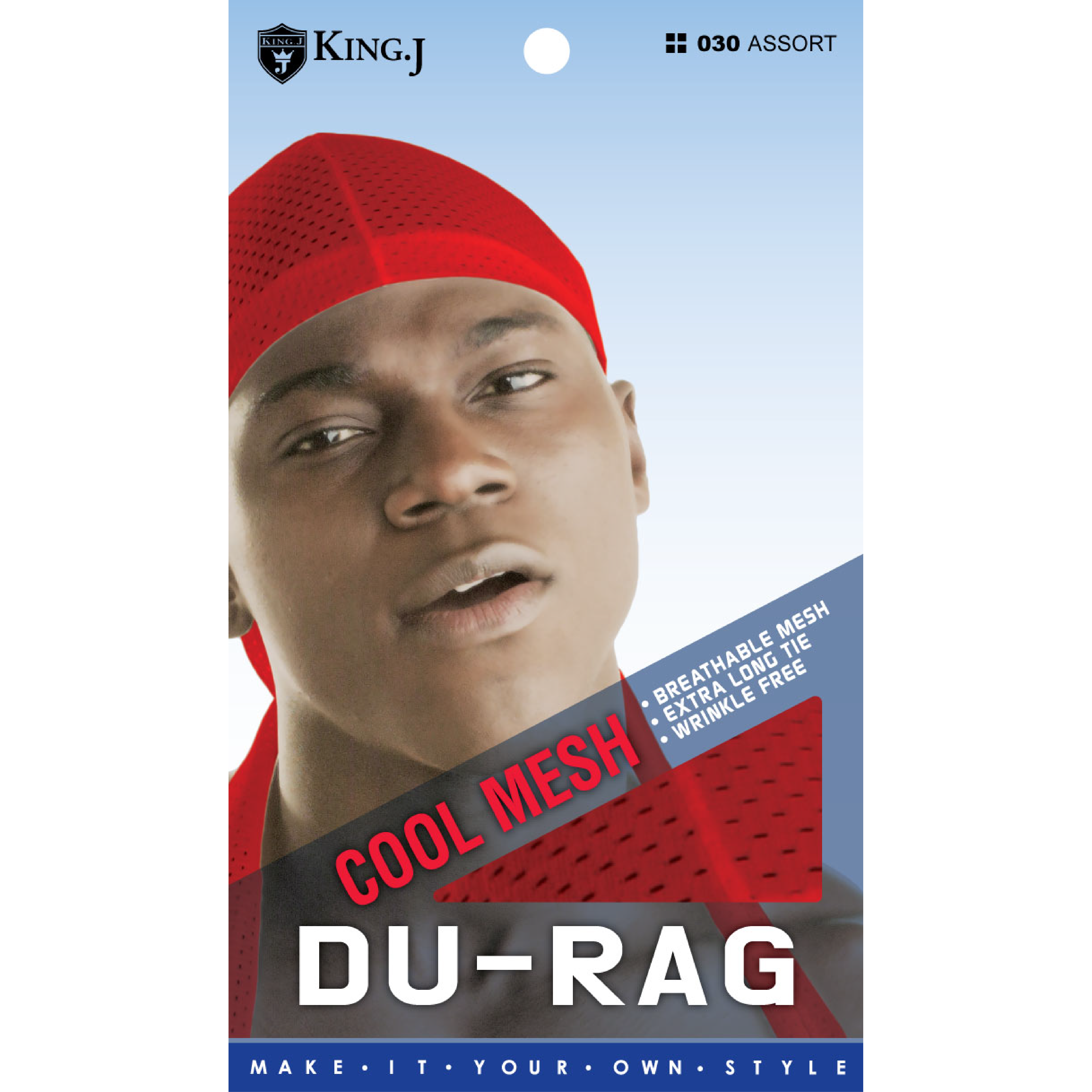 EXTRA-LONG TIE COOL MESH DU-RAG