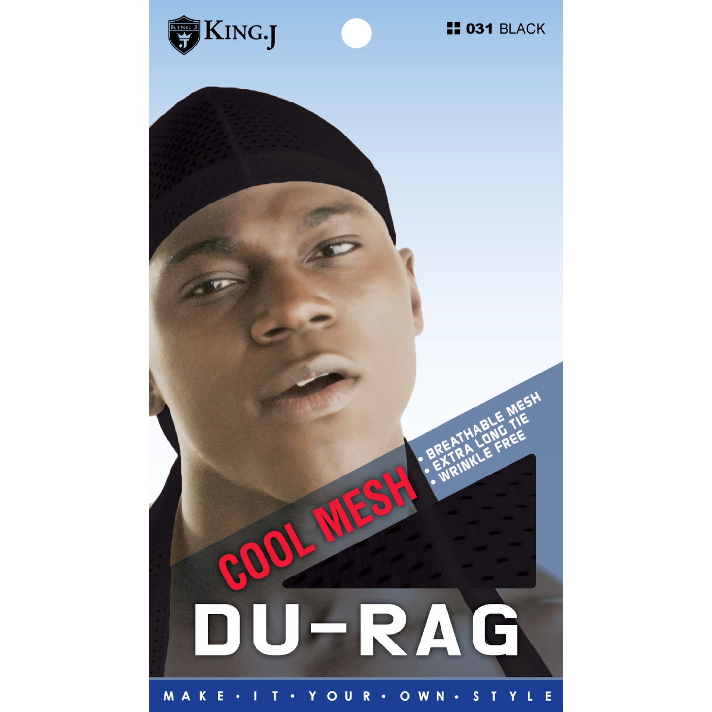 EXTRA-LONG TIE COOL MESH DU-RAG
