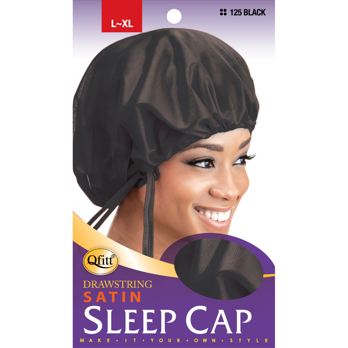 DRAWSTRING SLEEP CAP