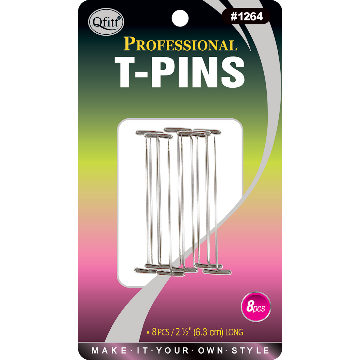 BLISTER T-PINS - 8PCS