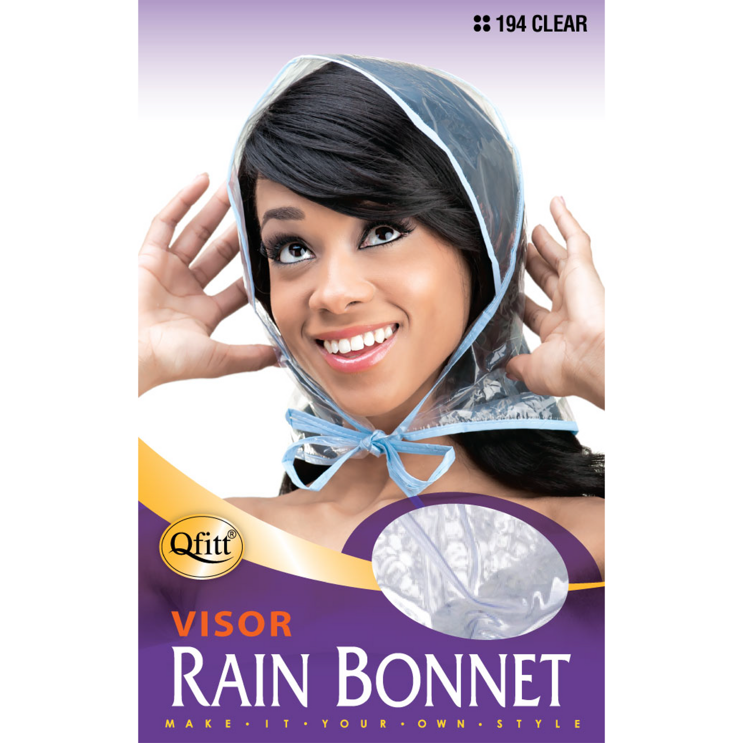 VISOR RAIN BONNET