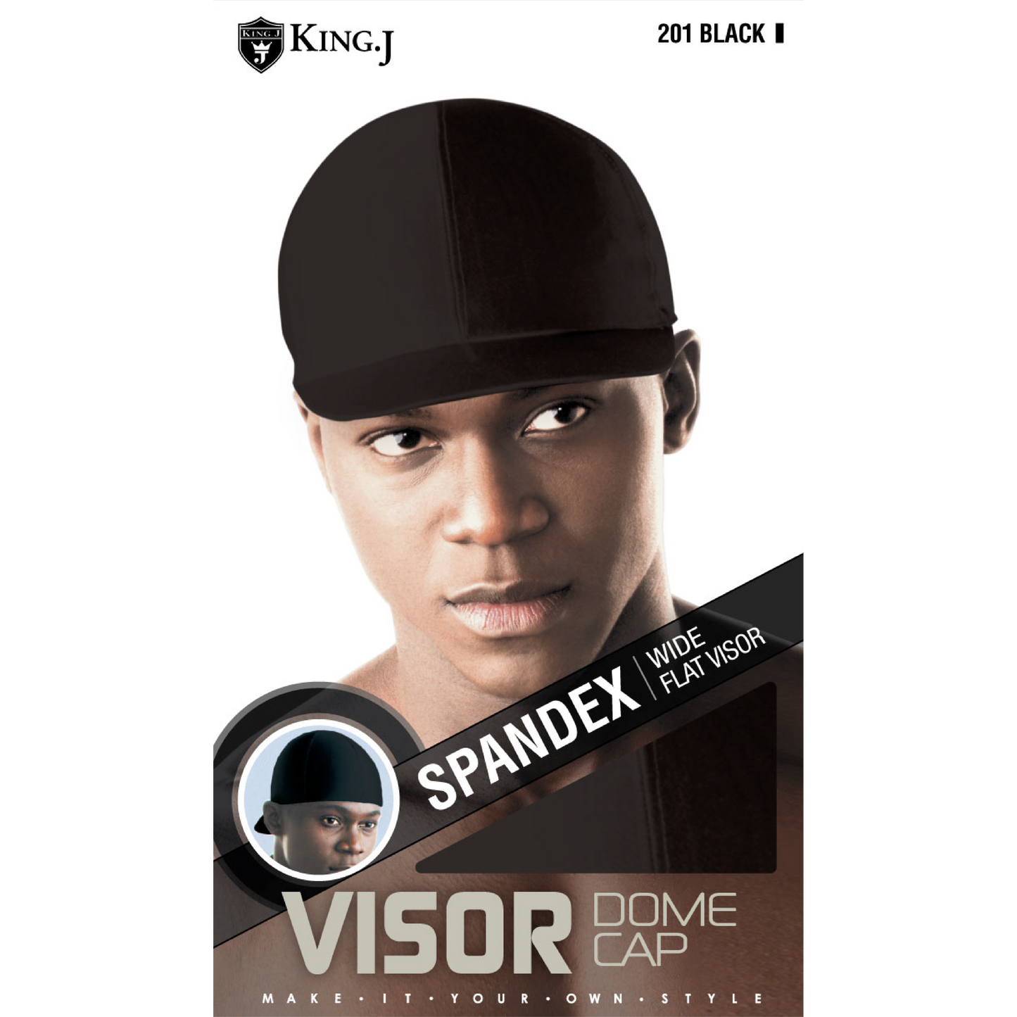 SPANDEX VISOR DOME CAP