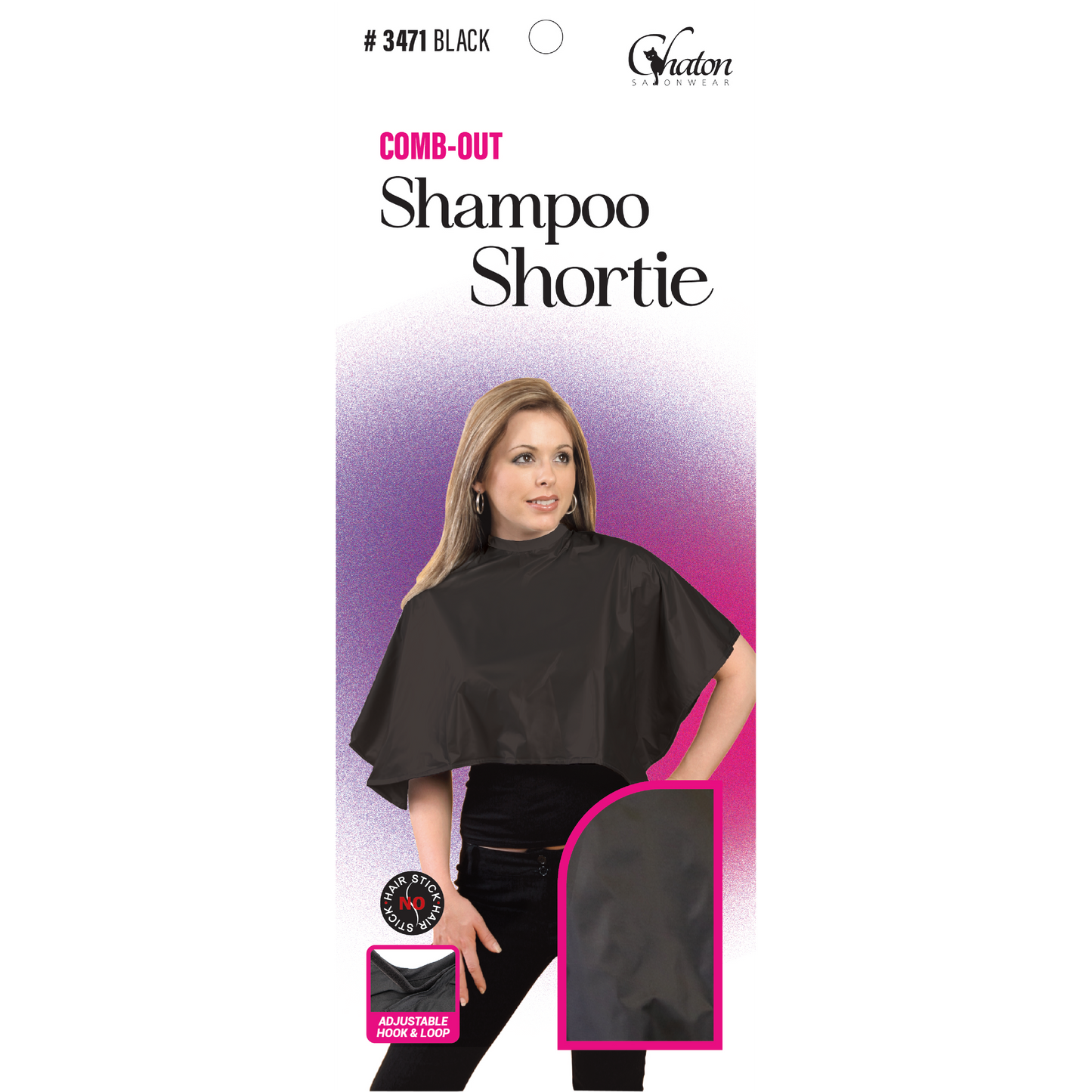 VINYL COMB-OUT SHAMPOO SHORTIE