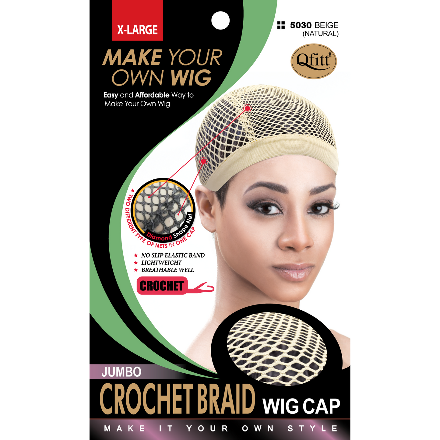 CROCHET WIG CAP