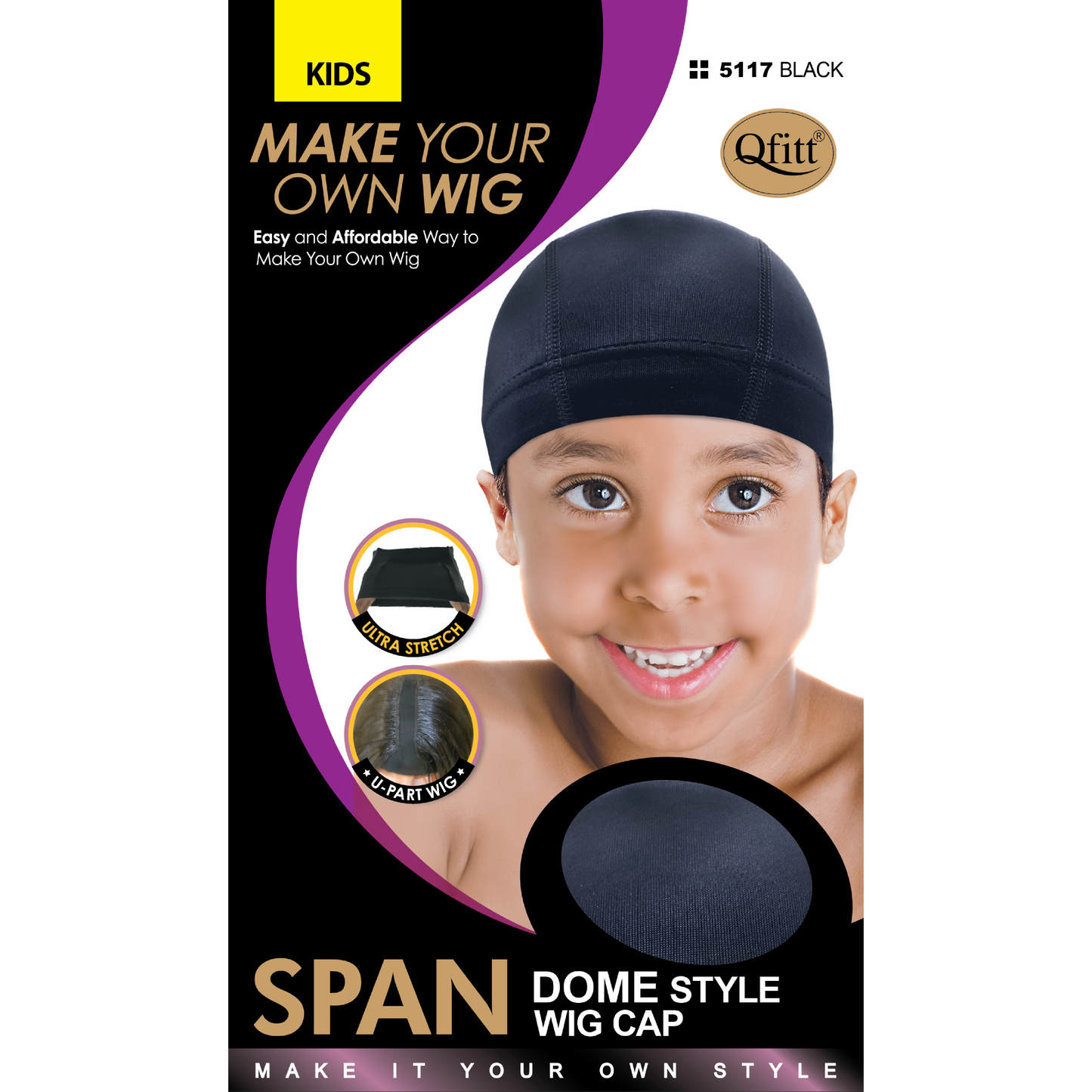 SPANDEX DOME STYLE WIG CAP