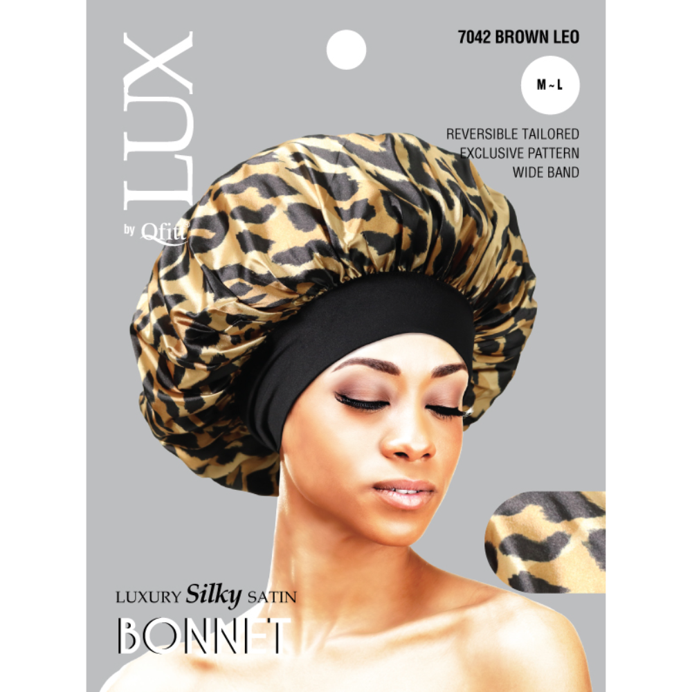REGULAR LUXURY SILKY SATIN BONNET - PATTERN