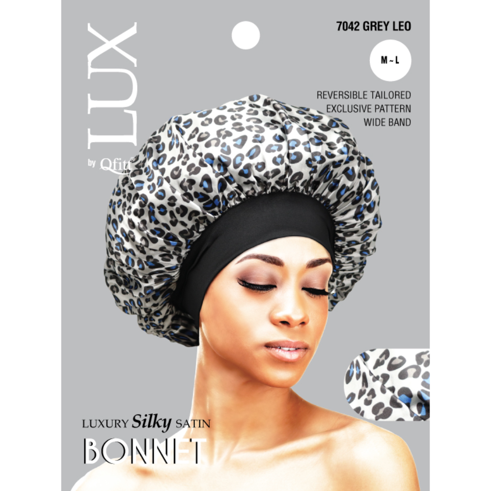 REGULAR LUXURY SILKY SATIN BONNET - PATTERN