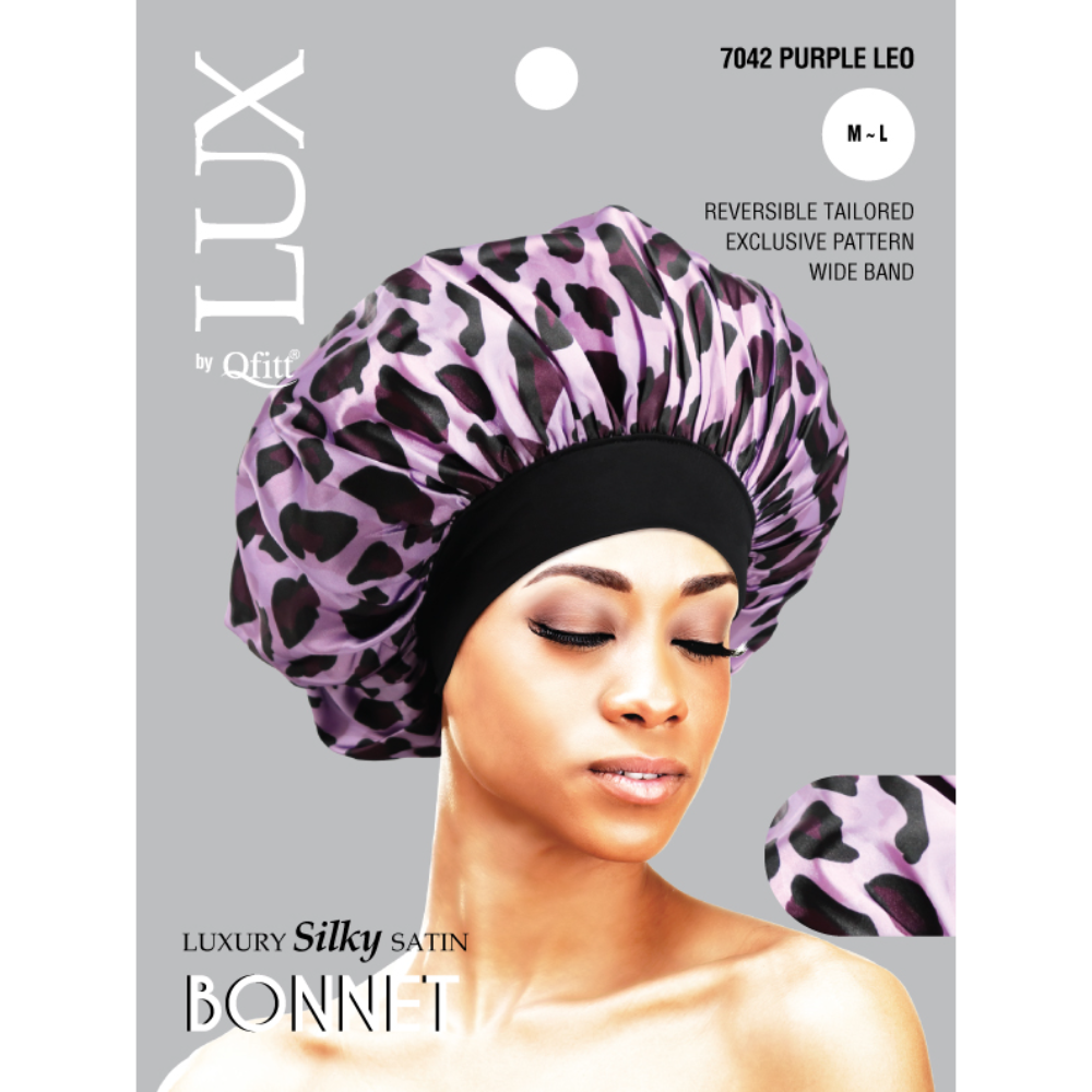 REGULAR LUXURY SILKY SATIN BONNET - PATTERN