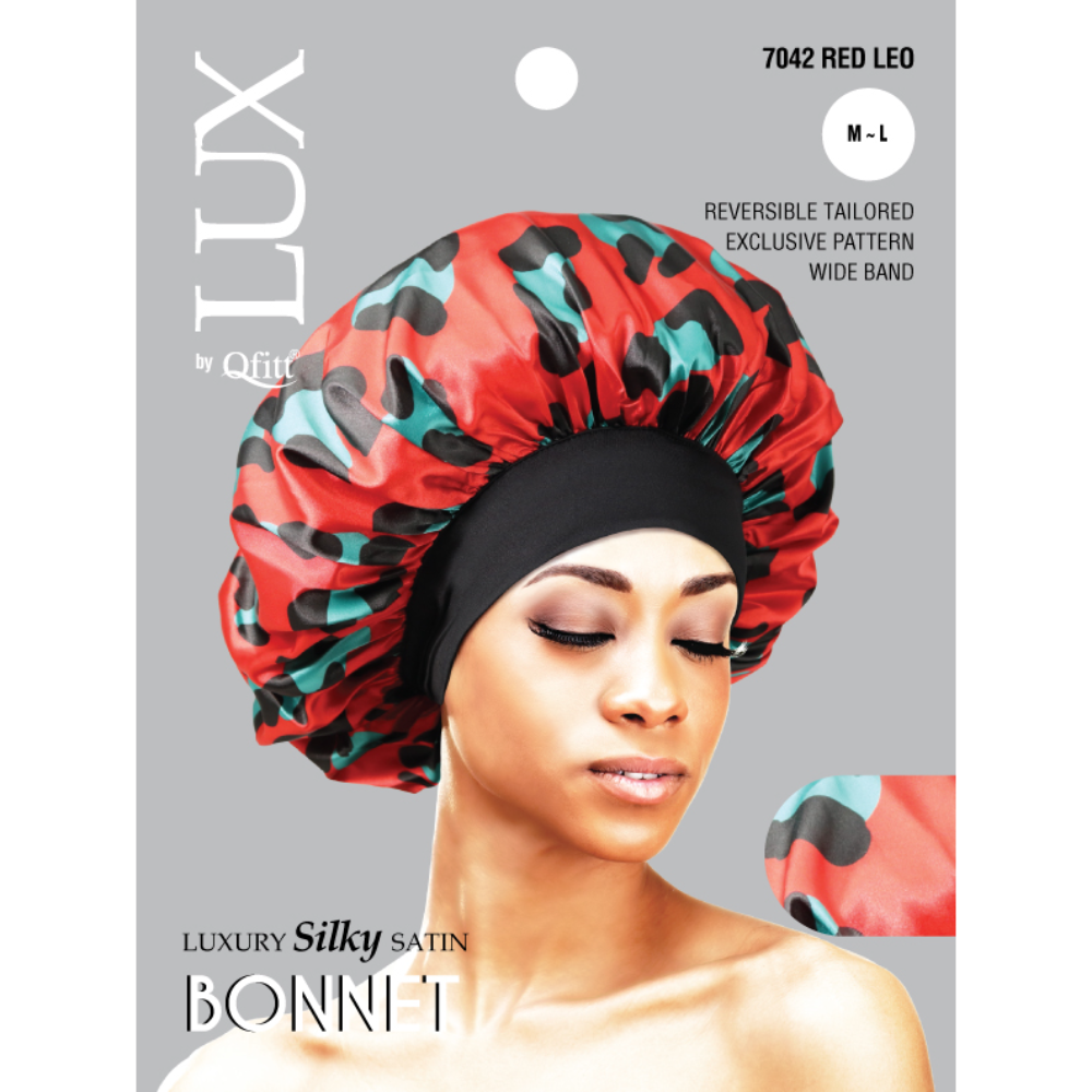 REGULAR LUXURY SILKY SATIN BONNET - PATTERN