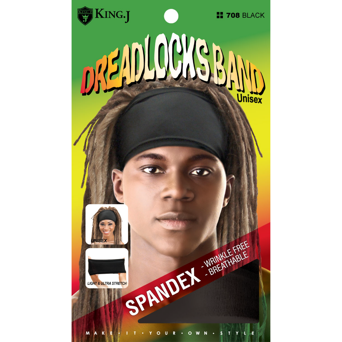 Spandex Dreadlocks Band