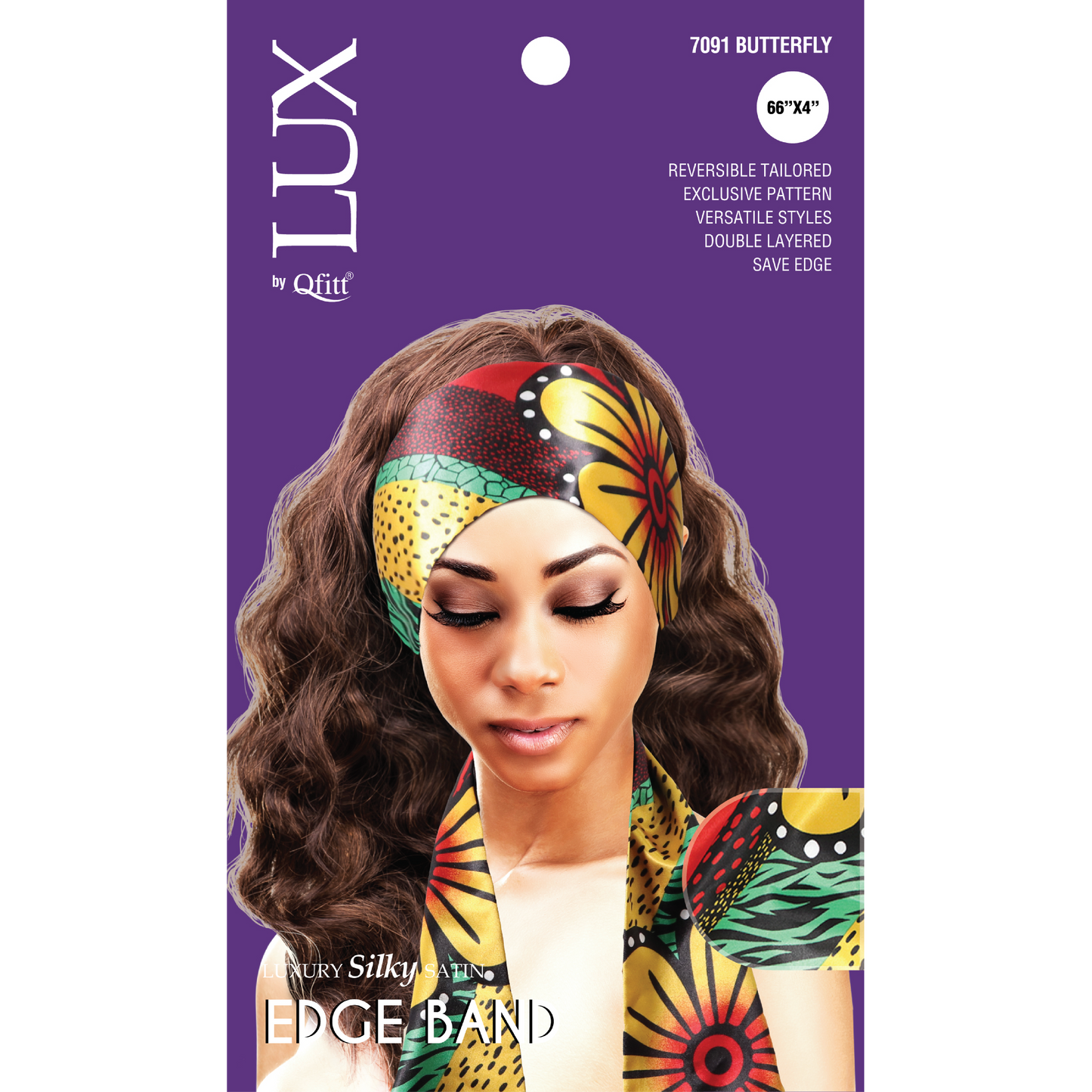 LUXURY SILKY SATIN EDGE BAND - PATTERN