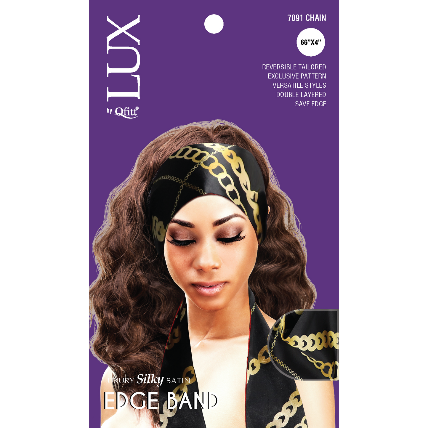 LUXURY SILKY SATIN EDGE BAND - PATTERN