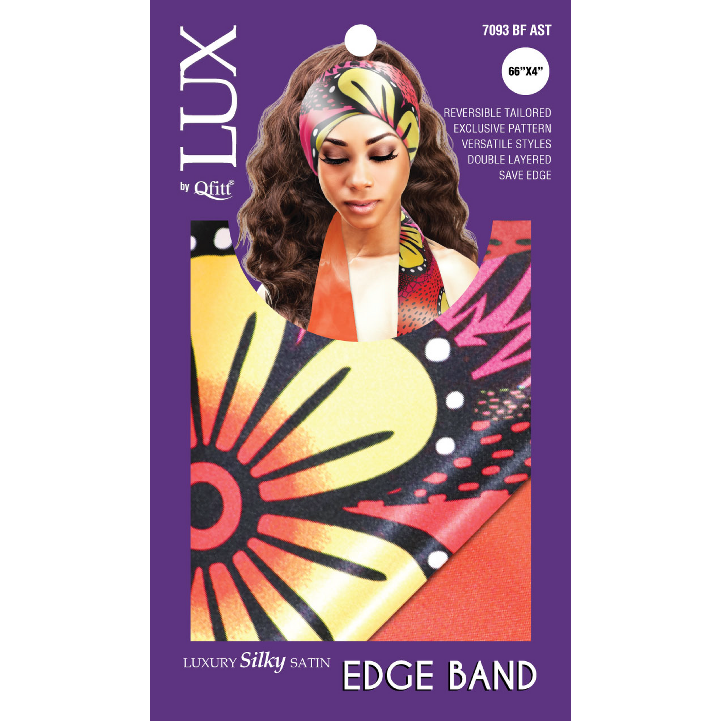 LUXURY SILKY SATIN EDGE BAND - PATTERN
