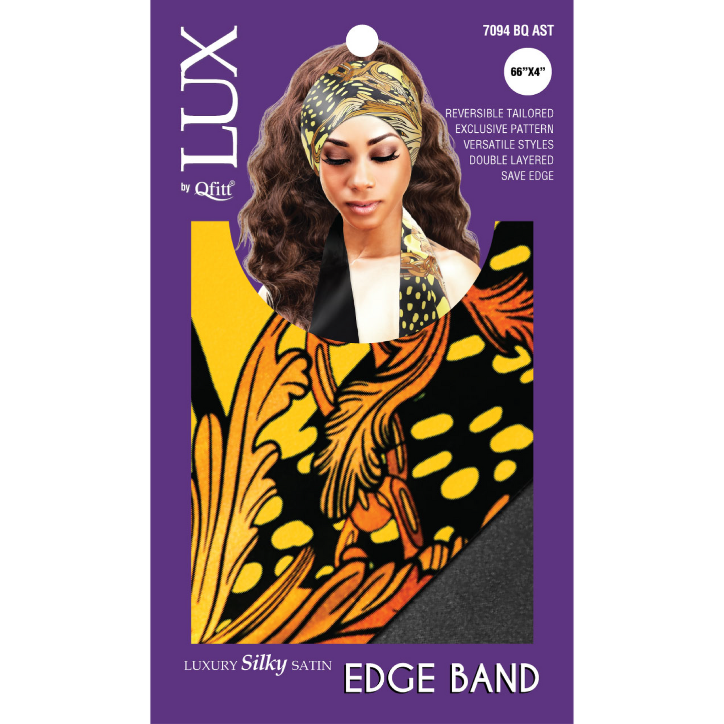 LUXURY SILKY SATIN EDGE BAND - PATTERN
