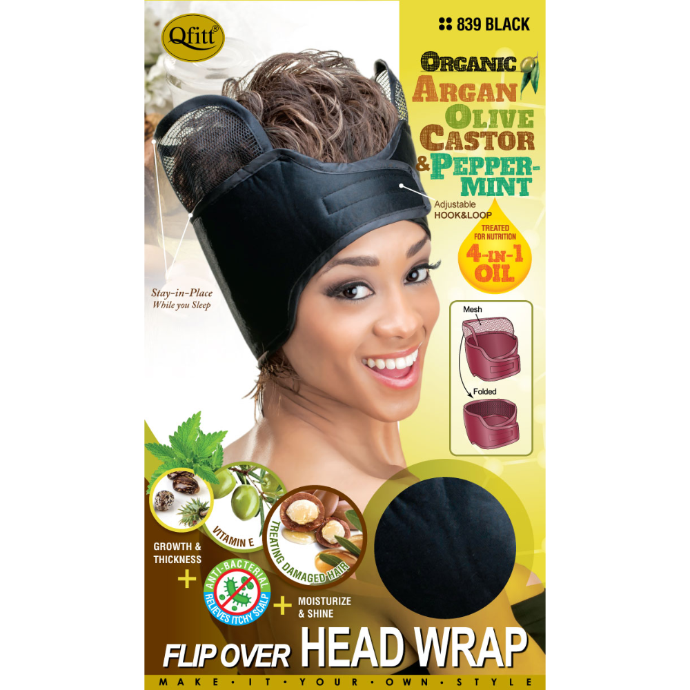 FLIP OVER ORGANIC HEAD WRAP