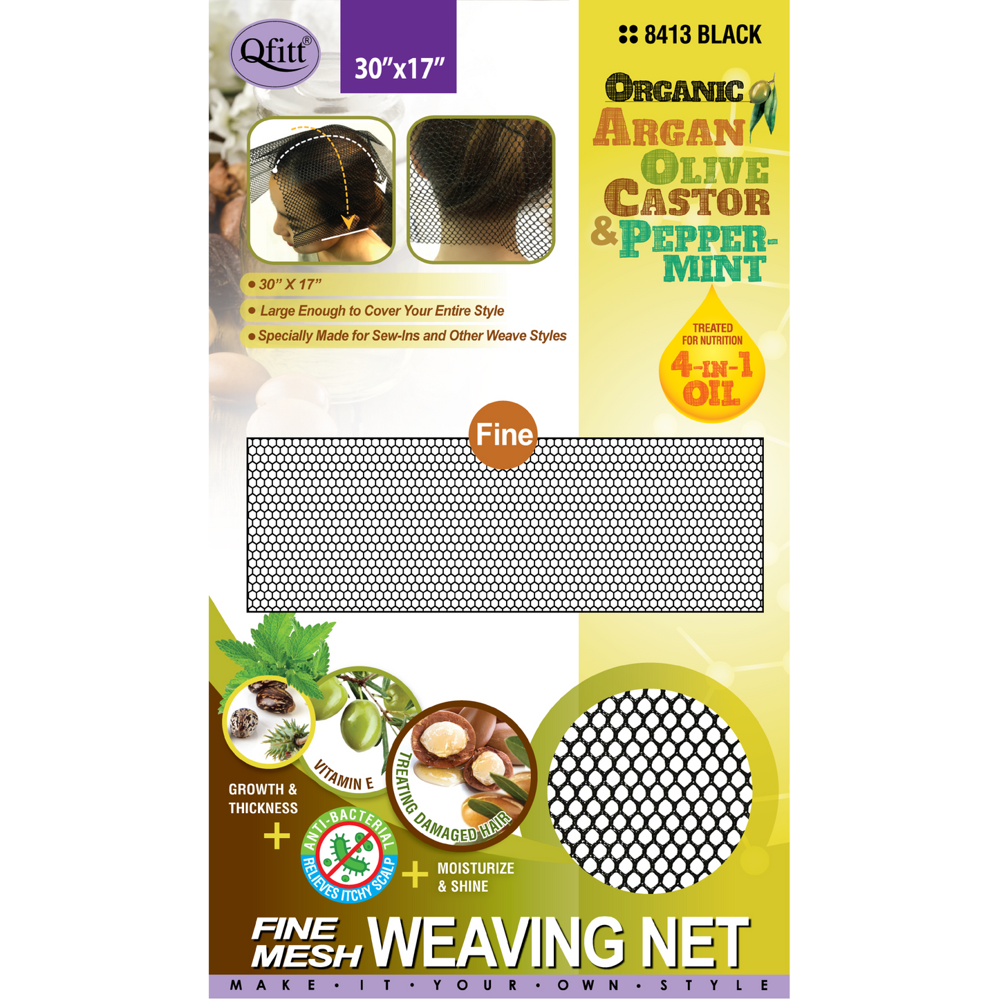 ORGANIC MESH WEAVING NETS