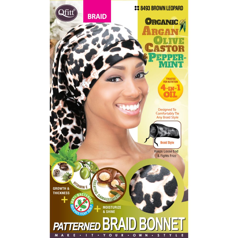 BRAID ORGANIC PATTERNED BONNET