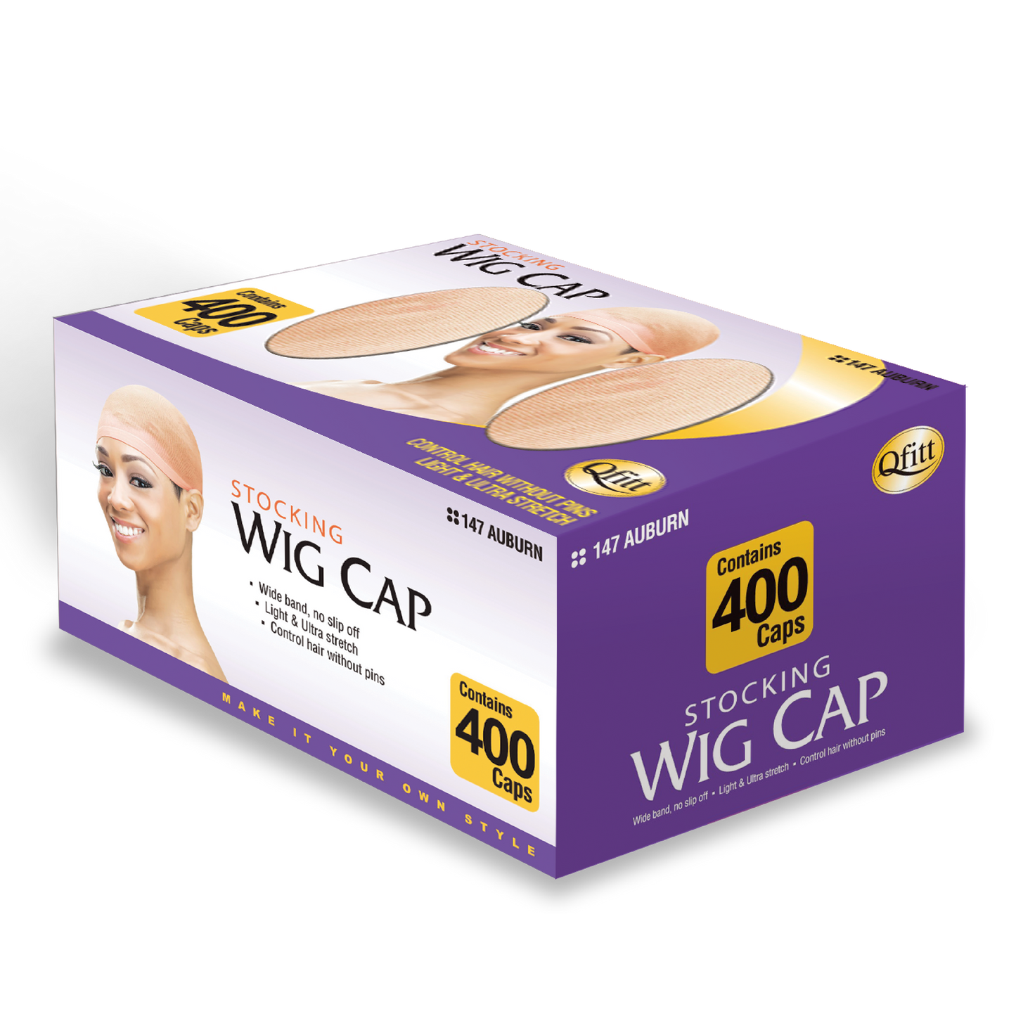 BULK STOCKING WIG CAP - 400PCS