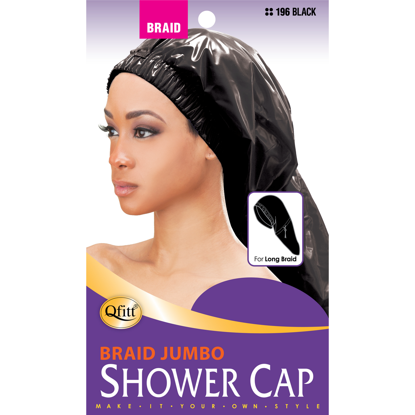 BRAID SHOWER CAP