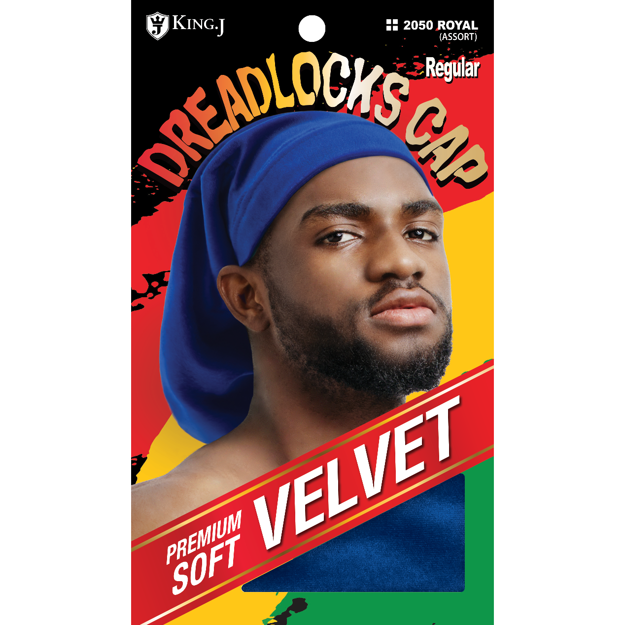 VELVET DREADLOK CAP [ASSORT-6PC/PK]