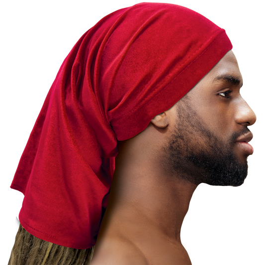 Velvet Dreadlok Cap Tube - 6 pcs set