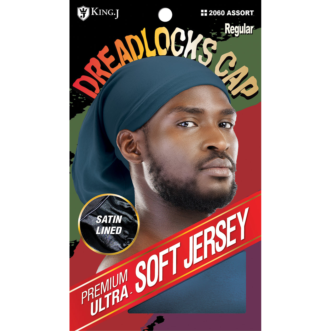SOFT JERSEY DREADLOCKS CAP [ASSORT-6PCS SET]
