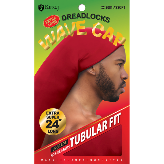 EXTRA LONG DREADLOCKS WAVE CAP [ASSORT-6PCES SET]