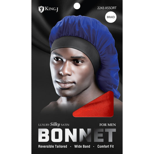 SILKY BONNET FOR MAN BRAID [ASSORT-6 PIECES SET]