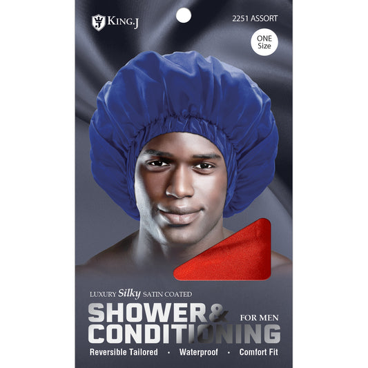 SHOWER & CONDITIONING CAP FOR MAN[ASSORT-6 PIECES SET]