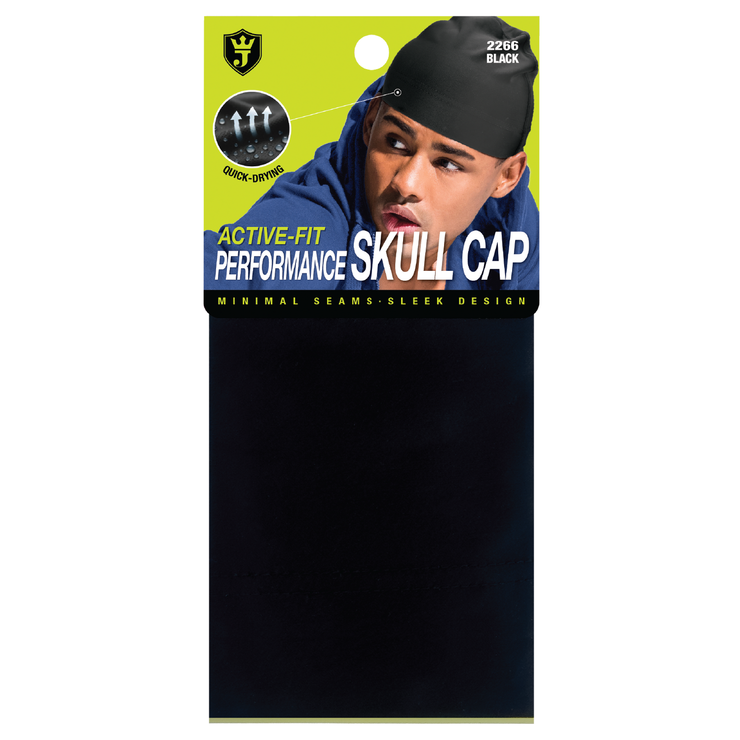 ACTIVE-FIT PERFORMANCE SKULL CAP [BLACK]