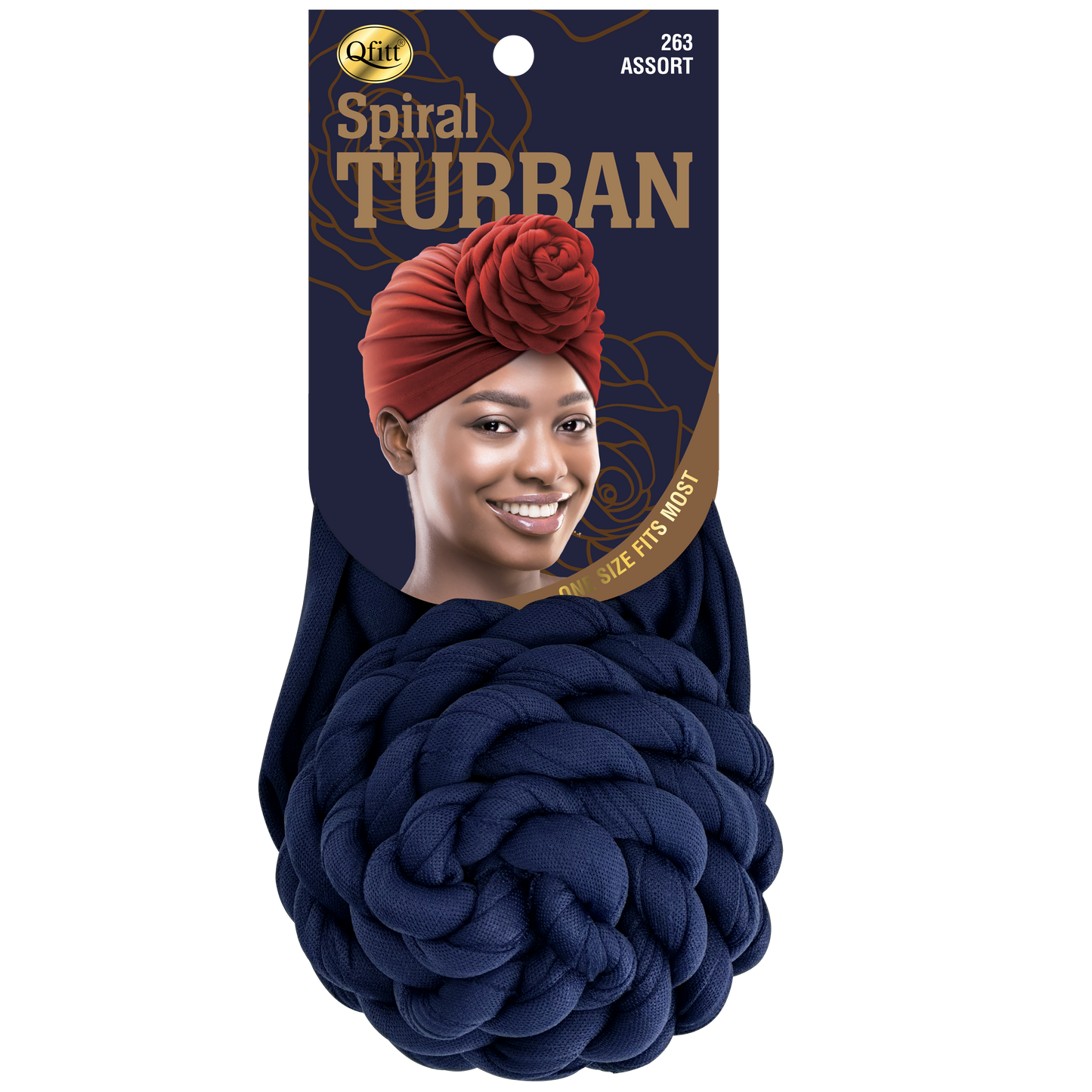 Spiral Turban [ASSORT-6 PIECES SET]