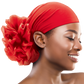 Chiffon Flower Turban - 6 pcs set