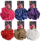 Chiffon Flower Turban - 6 pcs set