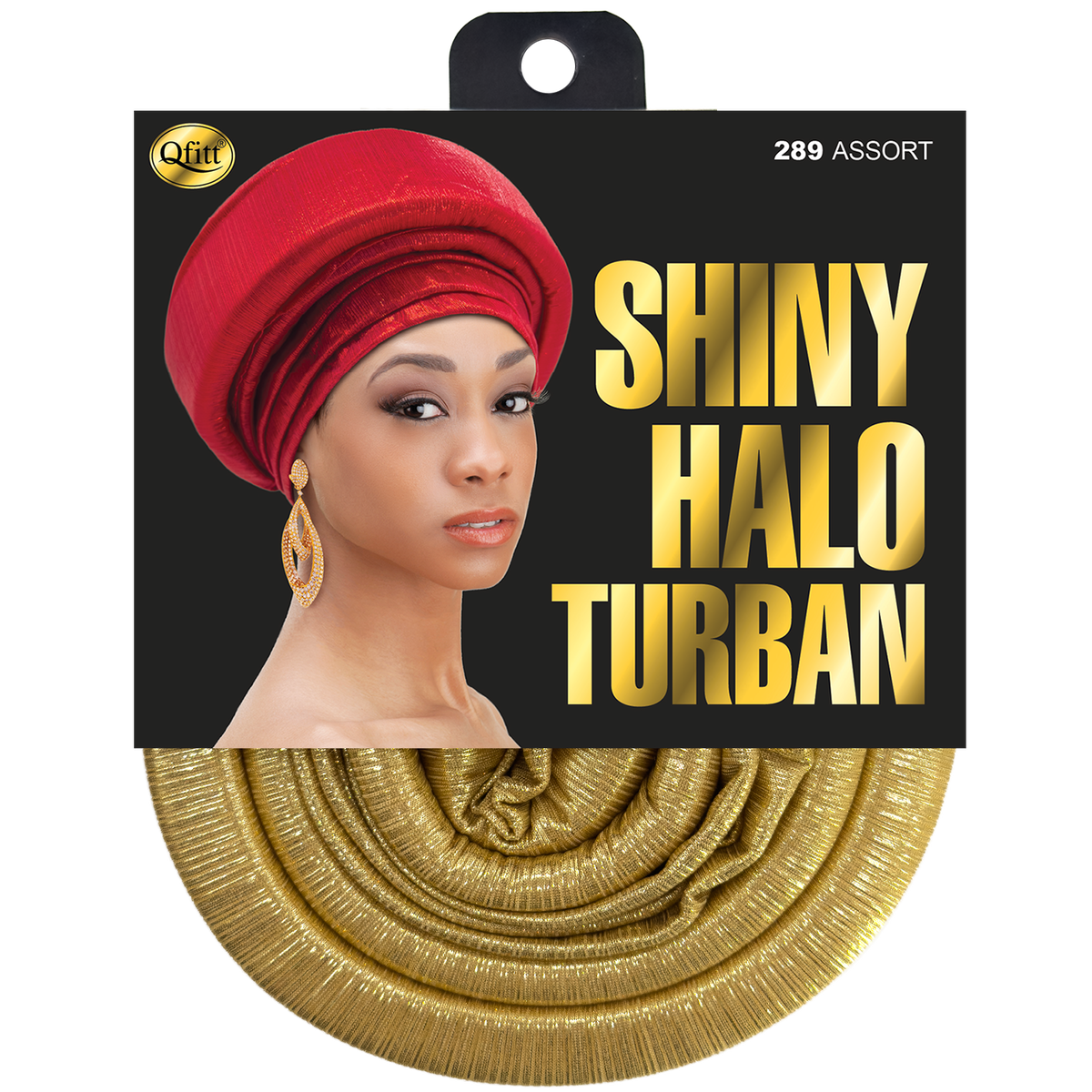 Shiny Halo Turban - 6 pcs set
