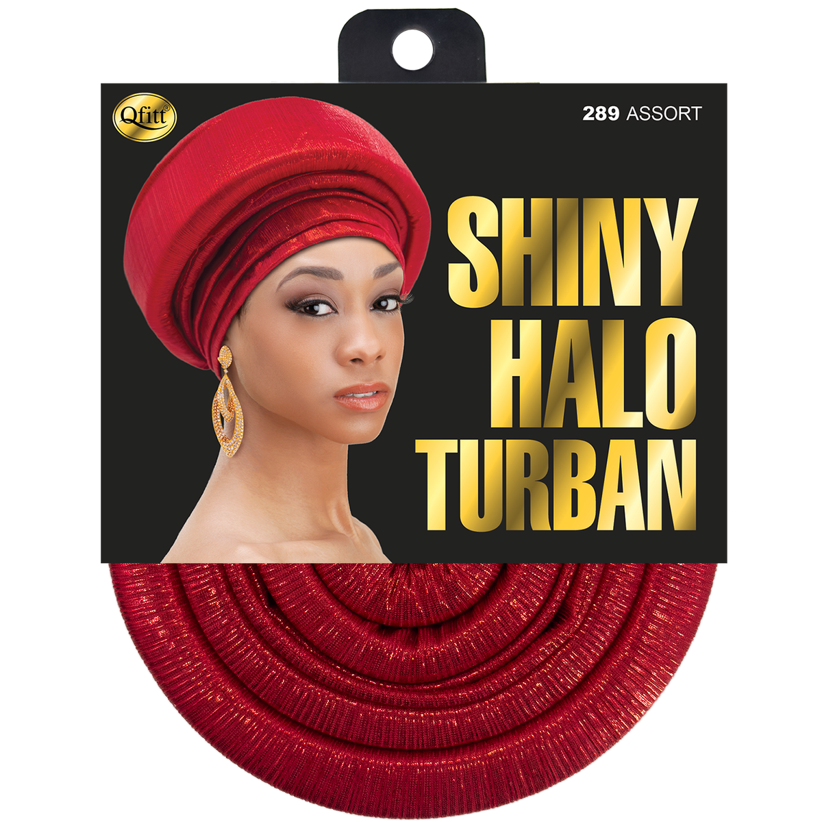 Shiny Halo Turban - 6 pcs set