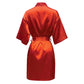 LUX ROBE SHORT [RUBY]