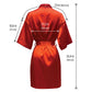 LUX ROBE SHORT [RUBY]