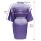 LUX ROBE SHORT [VIOLET]