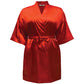 LUX ROBE SHORT [RUBY]