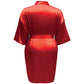 LUX ROBE SHORT [RUBY]