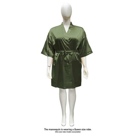 LUX ROBE SHORT [OLIVE]