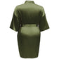 LUX ROBE SHORT [OLIVE]