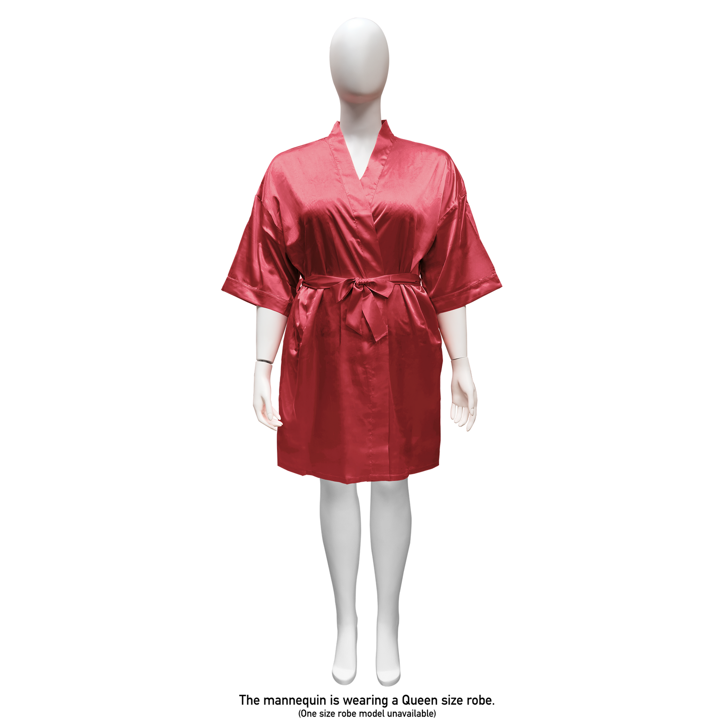 LUX ROBE SHORT [SCARLET]