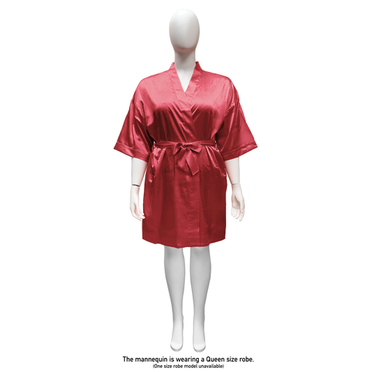 LUX ROBE SHORT [SCARLET]