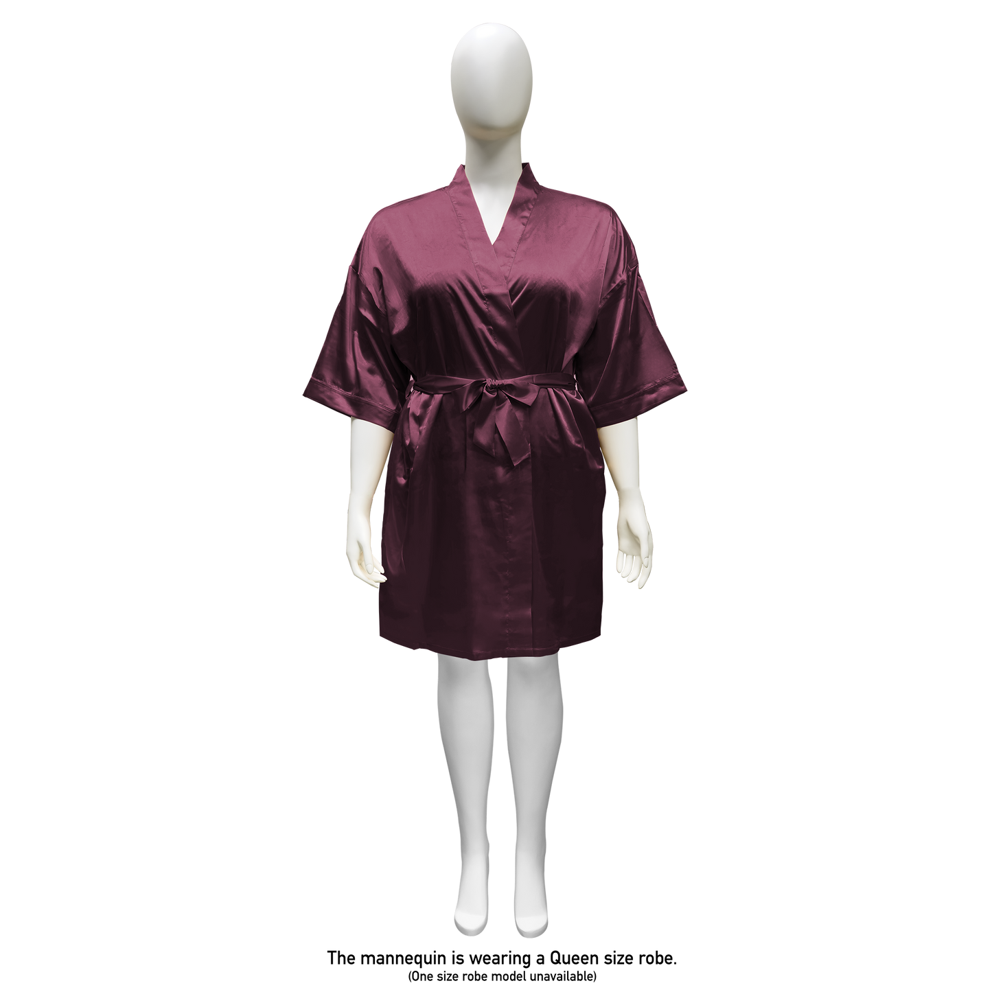 LUX ROBE SHORT [MAROON]