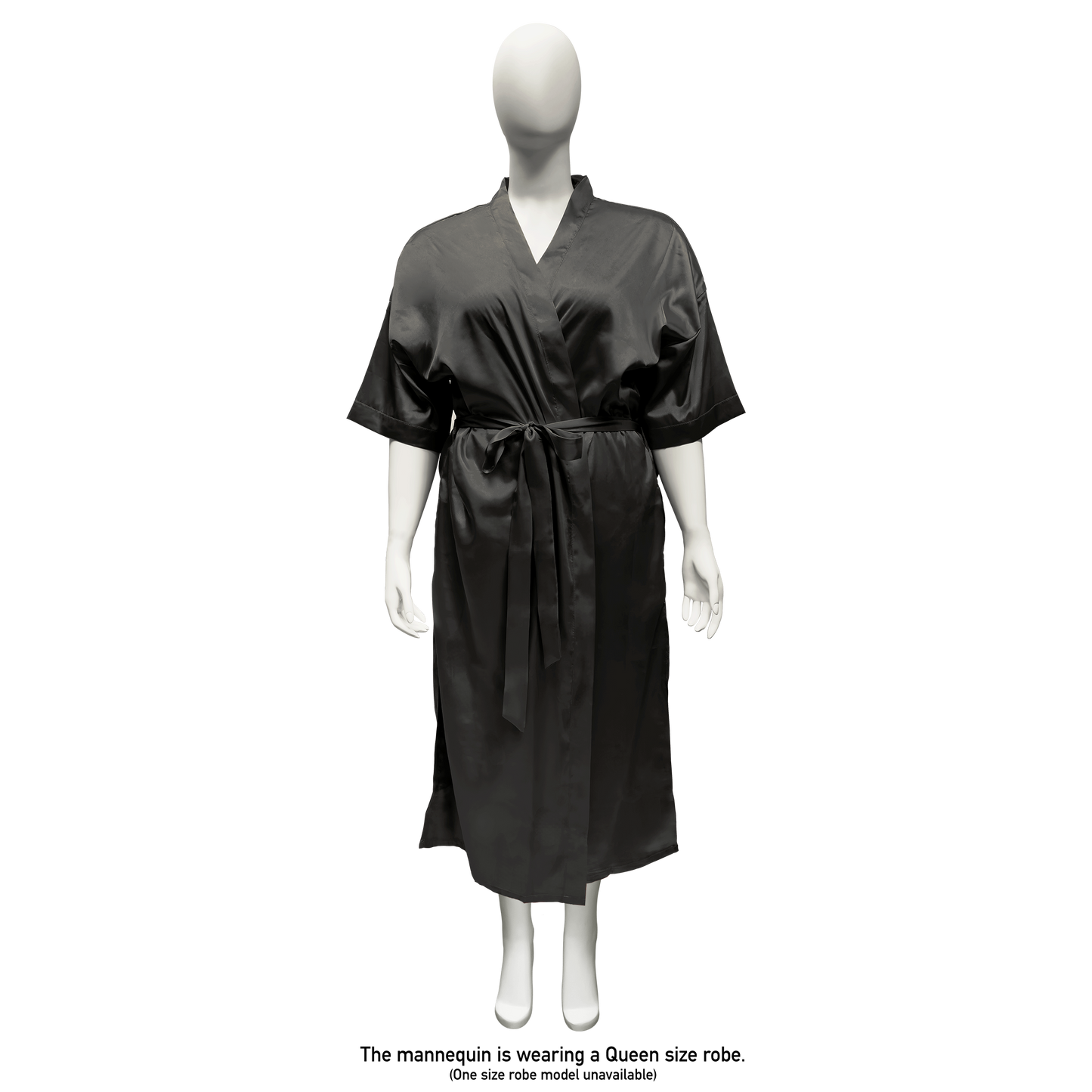 LUX ROBE LONG [BLACK]