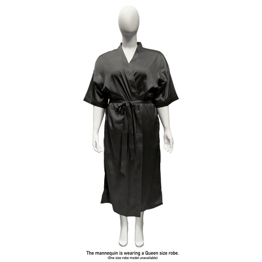 LUX ROBE LONG [BLACK]