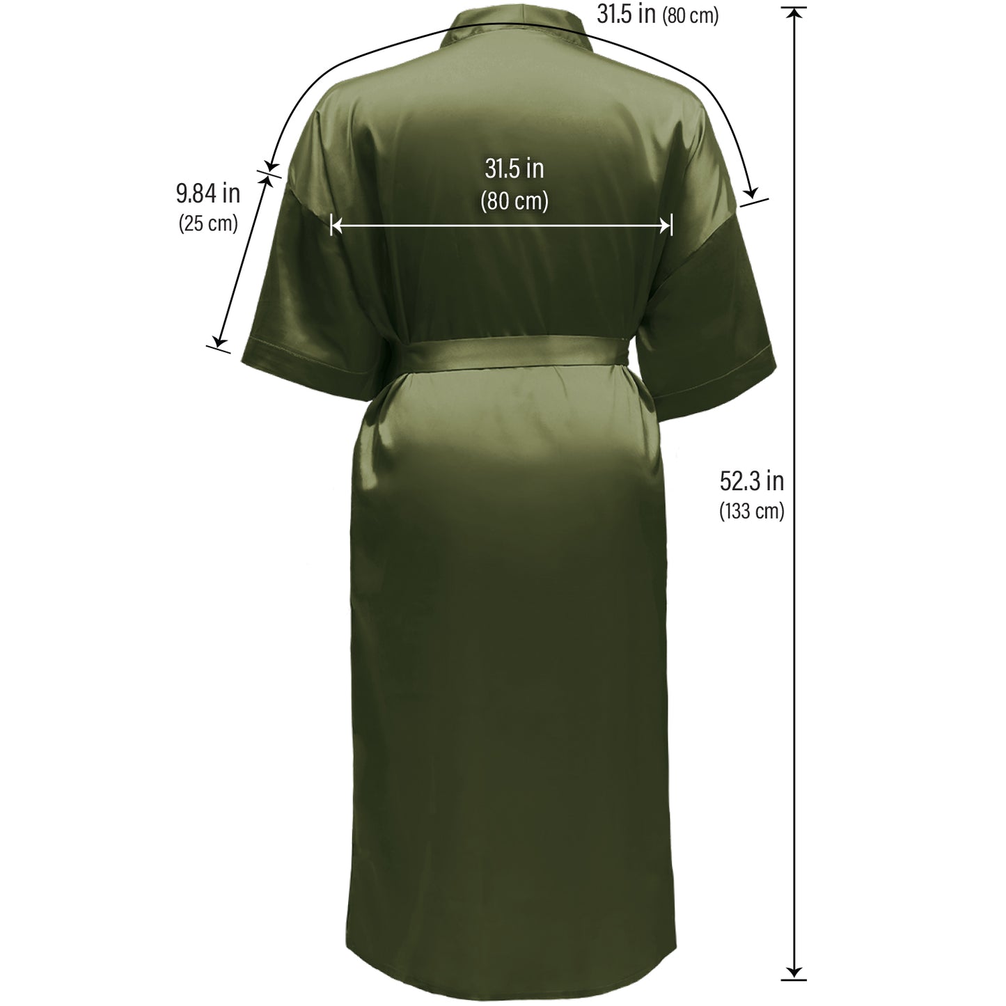 LUX ROBE LONG [OLIVE]