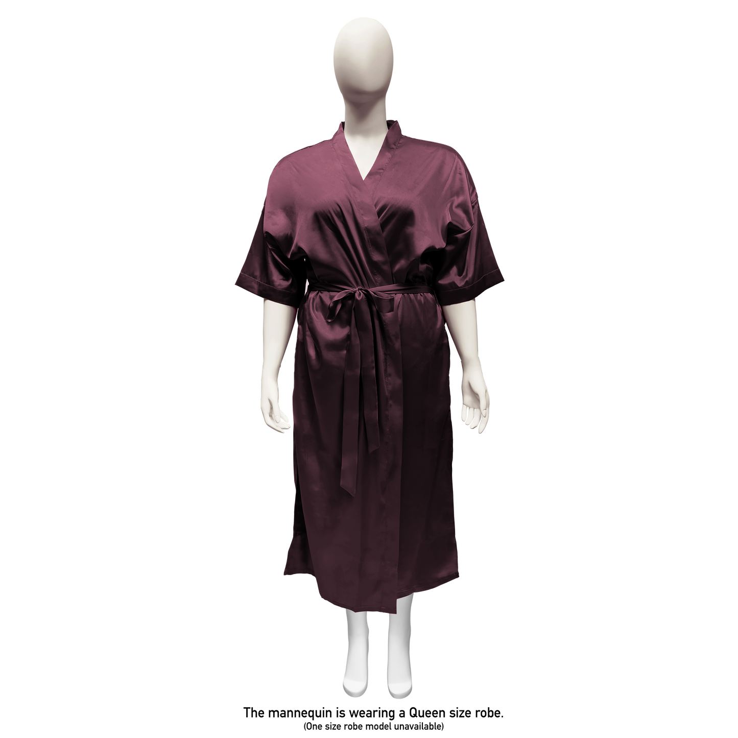 LUX ROBE LONG [MAROON]